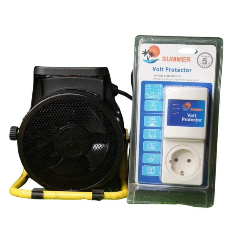 Electric Room Heater with Mini Table Fan (2 Years Warranty) - Image 2
