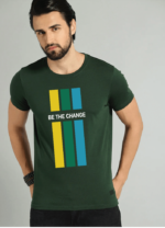 Premium Quality Cotton T-Shirt(Be The Change)