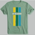 Premium Quality Cotton T-Shirt(Be The Change) - Image 3