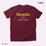 Alhamdulillah For Everything Premium Quality Cotton T-Shirt - Image 2