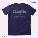 Premium Quality Cotton T-Shirt (Alhamdulillah- Silver) - Image 2