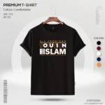 Premium Quality Cotton T-Shirt (All Problem Solution Is In Islam) - Image 2