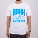 Premium Quality Cotton T-Shirt (Allah Sufficient For Us)