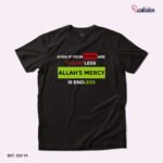 Premium Quality Cotton T-Shirt (Allah’s Mercy Is Endless) - Image 2