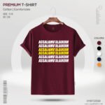 Premium Quality Cotton T-Shirt (Assalamualaikum)