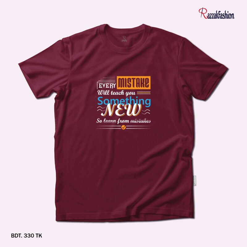 Premium Quality Cotton T-Shirt (Every Mistake…) - Image 3