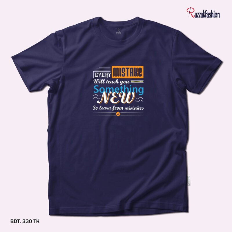 Premium Quality Cotton T-Shirt (Every Mistake…) - Image 2