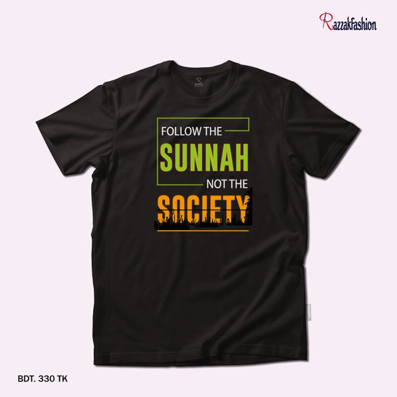 Premium Quality Cotton T-Shirt (Follow Sunnah) - Image 2