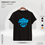 Premium Quality Cotton T-Shirt (Hijab Will Keep Safe)