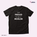 Premium Quality Cotton T-Shirt (I’M Proud To Be A Muslim) - Image 4