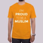 Premium Quality Cotton T-Shirt (I’M Proud To Be A Muslim)
