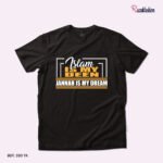 Premium Quality Cotton T-Shirt (Islam Is My Deen Jannah…) - Image 2