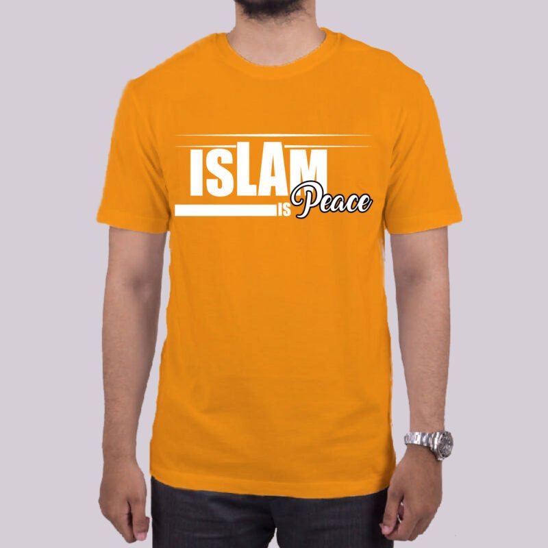 Premium Quality Cotton T-Shirt (Islam Is Peace) - Image 3