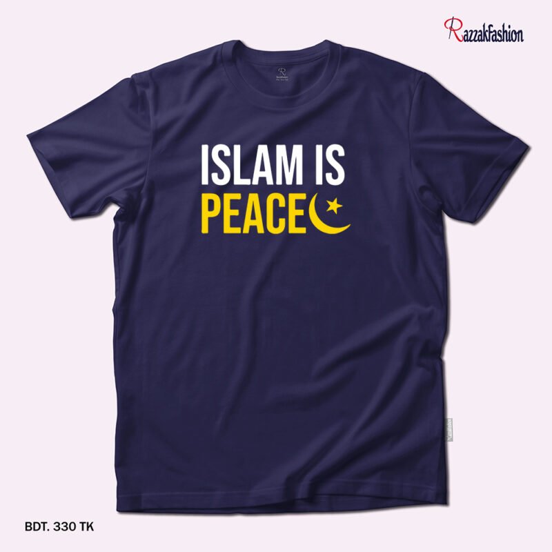 Premium Quality Cotton T-Shirt (Islam Is Peace) - Image 3