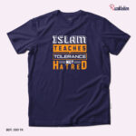 Premium Quality Cotton T-Shirt (Islam Teaches Tolerance Not Hatred) - Image 2