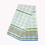 White Stipe Cotton Lungi -5.5 Hand