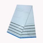 White Stipe Cotton Lungi -5.5 Hand