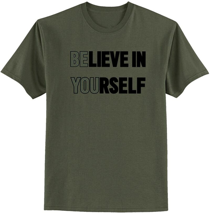 Premium Quality Cotton T-Shirt(Believe In Yourself ) - Image 5
