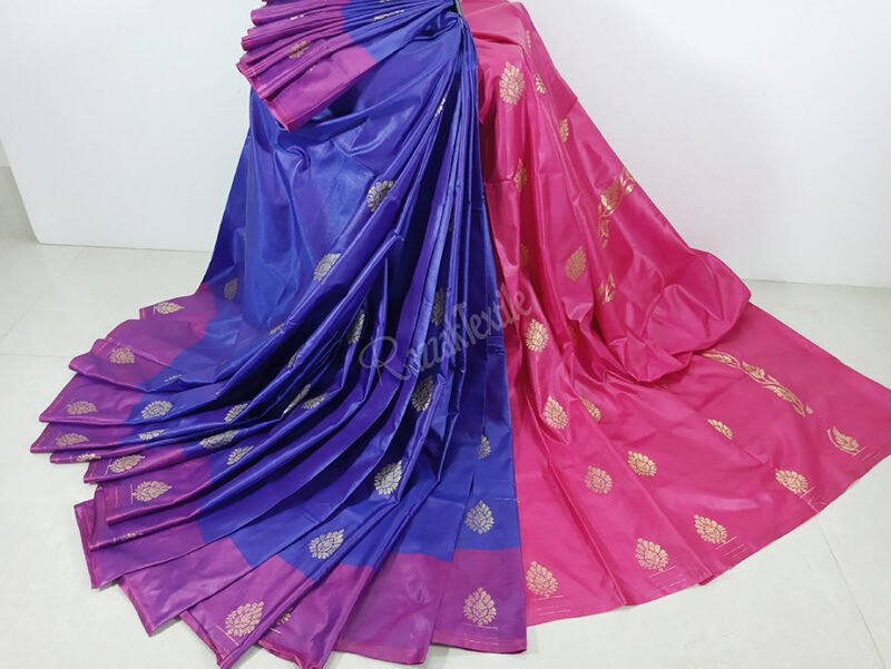 Mirpur Benaresi Katan Sari 13.5 Hand - Image 2