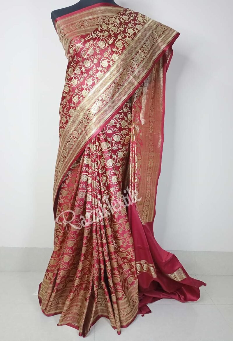 Mirpur Benaresi Katan Sari 13.5 Hand - Image 2