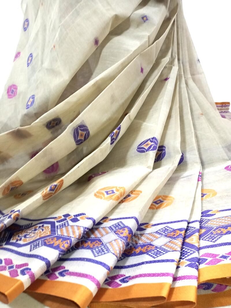 Tangail jamdani botti sari 13.5 hands - Image 2