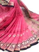 Tangail jamdani botti sari 13.5 hands - Image 2