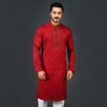 Men’s Semi Long Panjabi Quality Cotton Panjabi