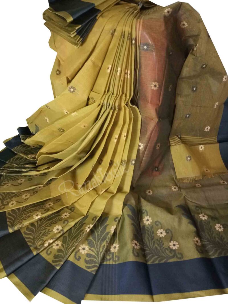 Tangail special jacket saree-13.5 hands - Image 2