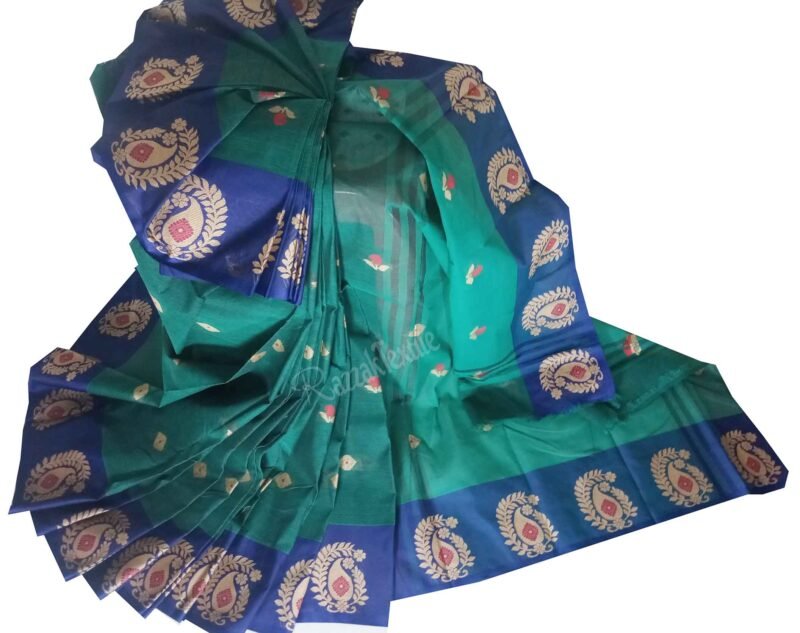Tangail special jacket saree-13.5 hands - Image 2