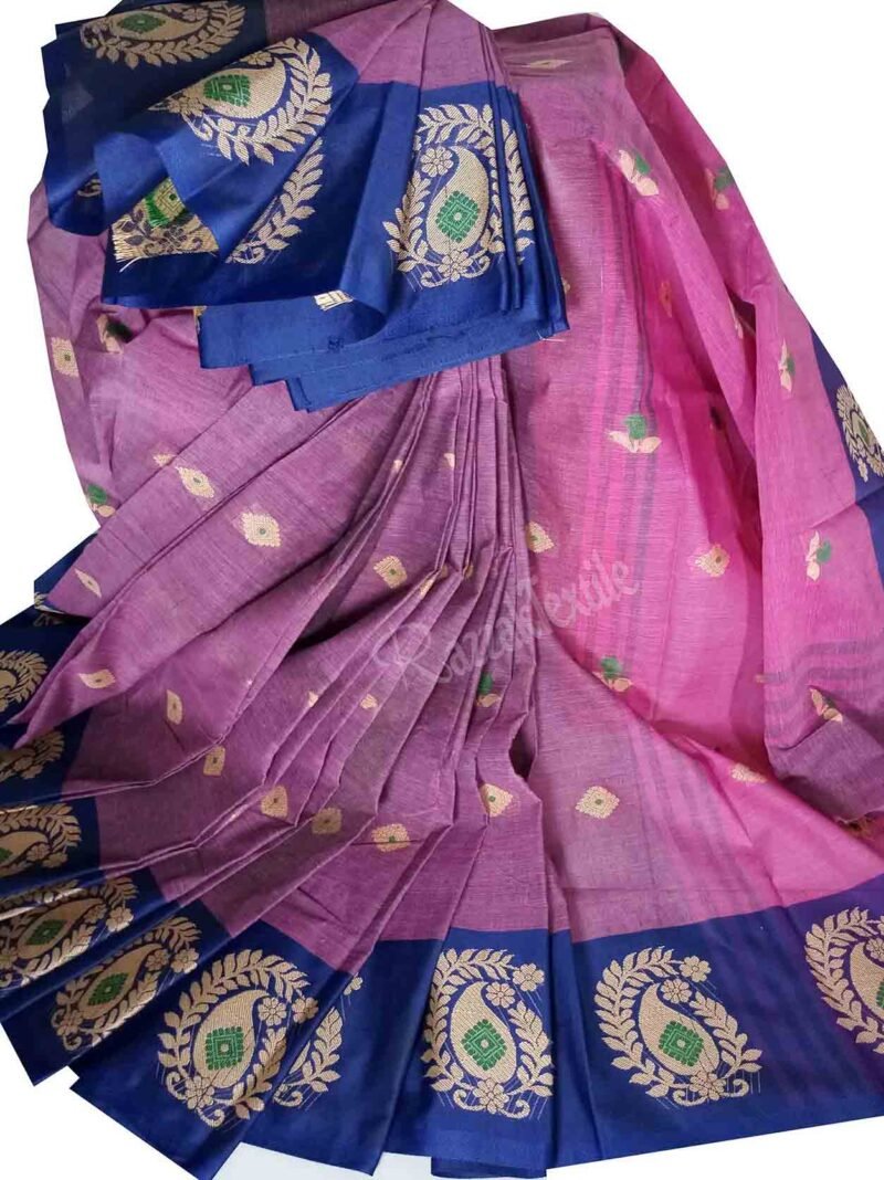 Tangail special jacket saree-13.5 hands - Image 2