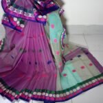 Tangail Hybrid Ball Print Sari 13.5 hands