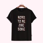 Premium Quality Cotton T-Shirt(Born to be hero) - Image 4