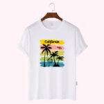 Premium Quality Cotton T-Shirt(California Malibu)