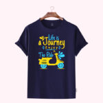 Premium Quality Cotton T-Shirt(Life is journey) - Image 2