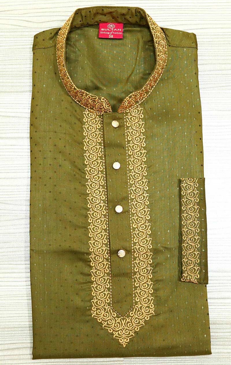 Premium Quality Rayon Panjabi For Men - Image 3