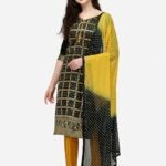 Pure AC Cotton Fabric High Quality Printed Three Piece With Dyeing Dupatta