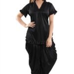 Unique, Fashionable, Comfortable Dhuti Pattern Style Night Dress (2 Part)