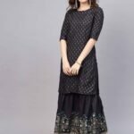 Unstitched silk printed two piece