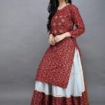 Readymade Skirt & Unstitched Kameez for Woman