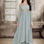 Semi-Stitched Georgette Lehenga for women.