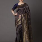 Printed Silk Saree With Blouse Piece For Women