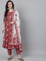 Ready made Three piece Full AC Cotton printed Work
