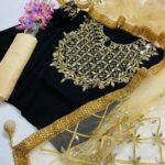 Dollar Work with Gorgeous Dupatta Embroidery and Dollar Work Salwar Kameez