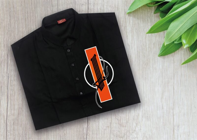 Exclusive Print Panjabi For Men - Image 3