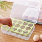 1 Pcs Egg Tray for Refrigerator,15 Eggs Tray Holder
