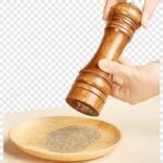 Wood Pepper Mill Spice Black Pepper Grinder with Adjustable Ceramic Mechanism
