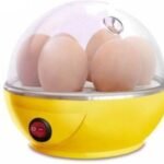 Egg Boiler Electric Automatic Off 7 Egg Poacher for Steaming, Cooking, Boiling and Frying Multicolor