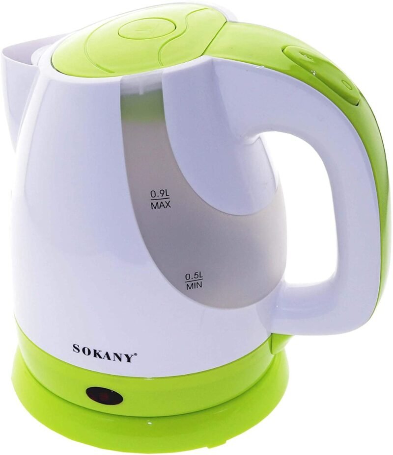 Portable Electric Kettle Water Kettle with Mesh Filter & Interlocking Lid Support Automatic Switch Off EU Plug - Image 2
