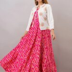 High Quality Pure AC Cotton Fabric Anarkali Kurta