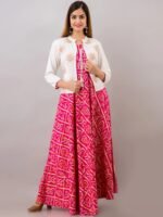 High Quality Pure AC Cotton Fabric Anarkali Kurta - Image 5